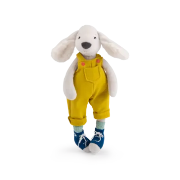 Peluche Chien - Jaune - Puce et Pilou 