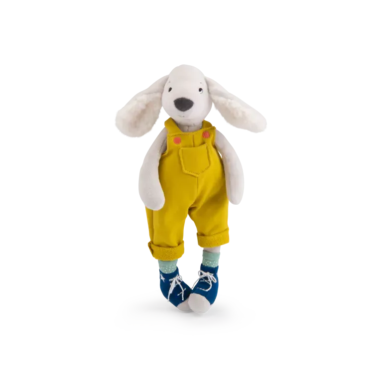Peluche Chien - Jaune - Puce et Pilou 