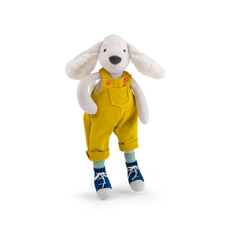 Peluche Chien - Jaune - Puce et Pilou 