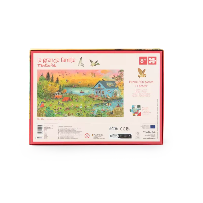 Puzzle la grande famille 500 pcs