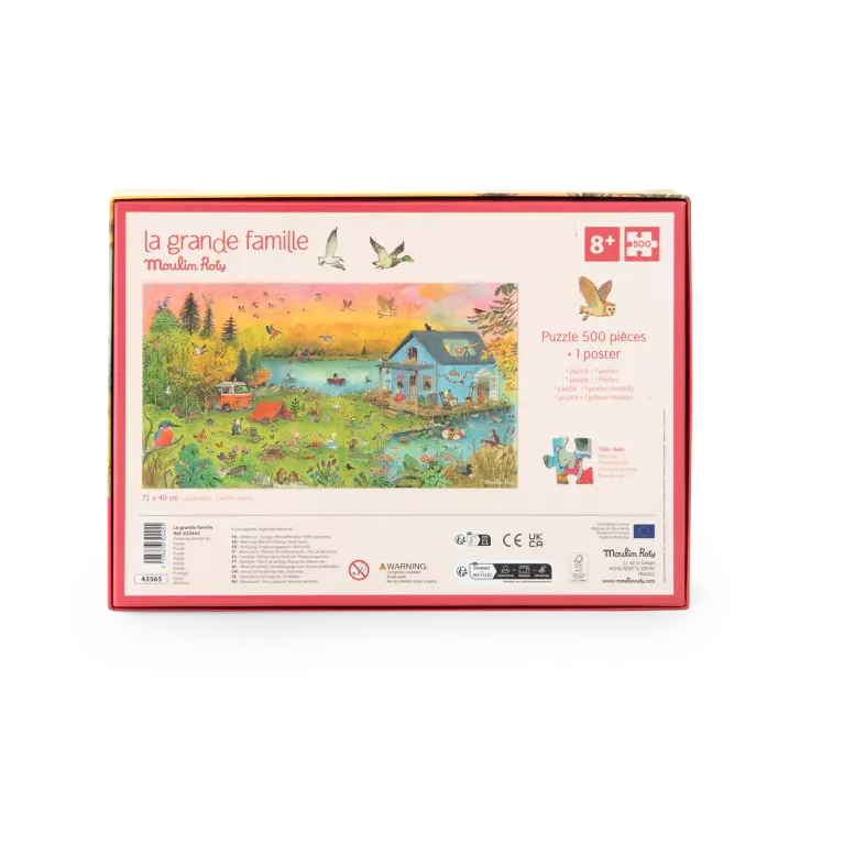 Puzzle la grande famille 500 pcs