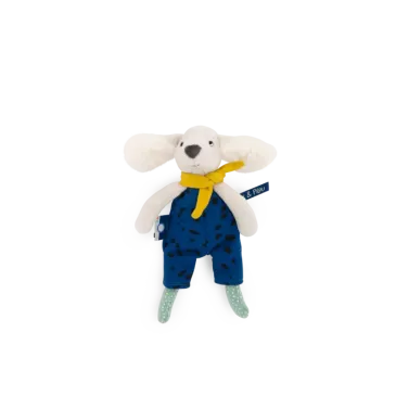 Peluche petit chien - Bleu - Puce et Pilou 
