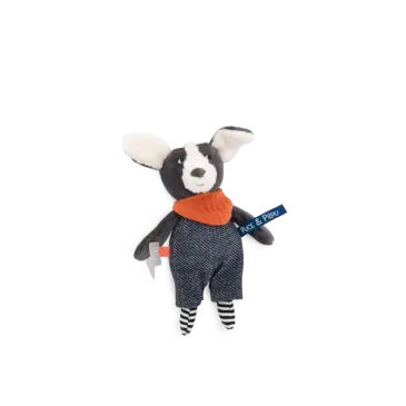 Peluche petit chien - Gris - Puce et Pilou 