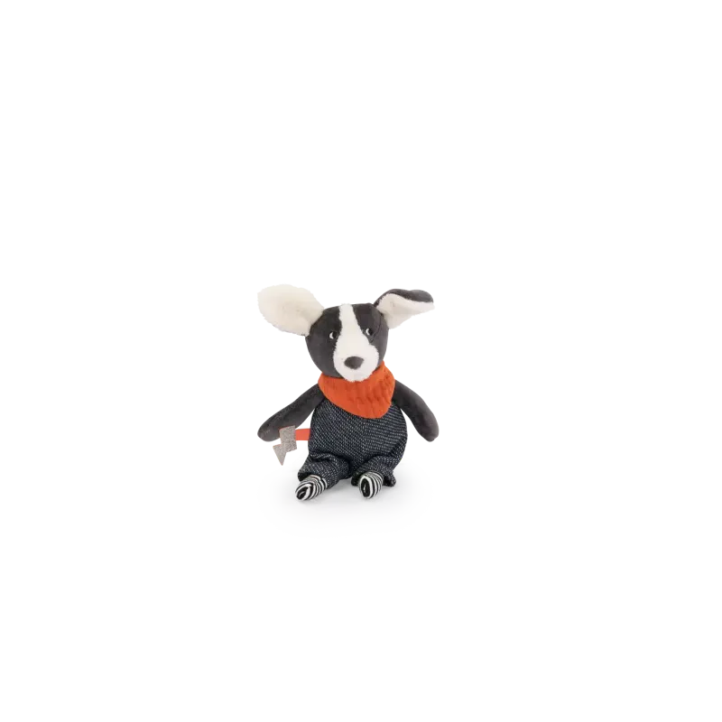 Peluche petit chien - Gris - Puce et Pilou 