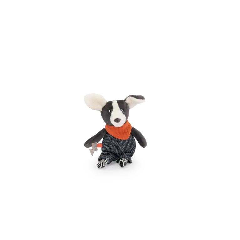 Peluche petit chien - Gris - Puce et Pilou 