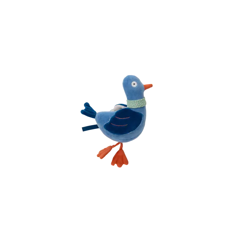 Poupée hochet pigeon - Michel - Puce et Pilou 