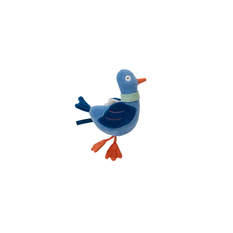 Poupée hochet pigeon - Michel - Puce et Pilou 