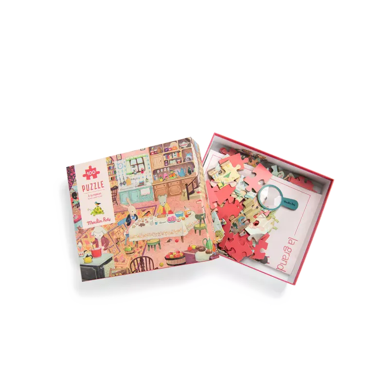 Puzzle La Grande famille- A la maison - 100 pièces