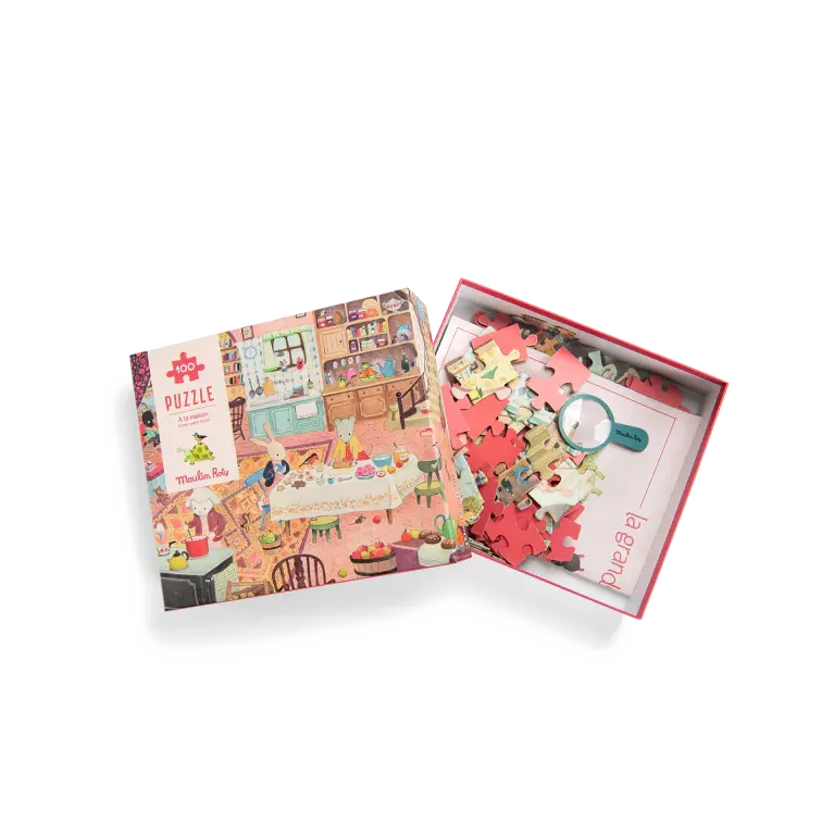 Puzzle La Grande famille- A la maison - 100 pièces