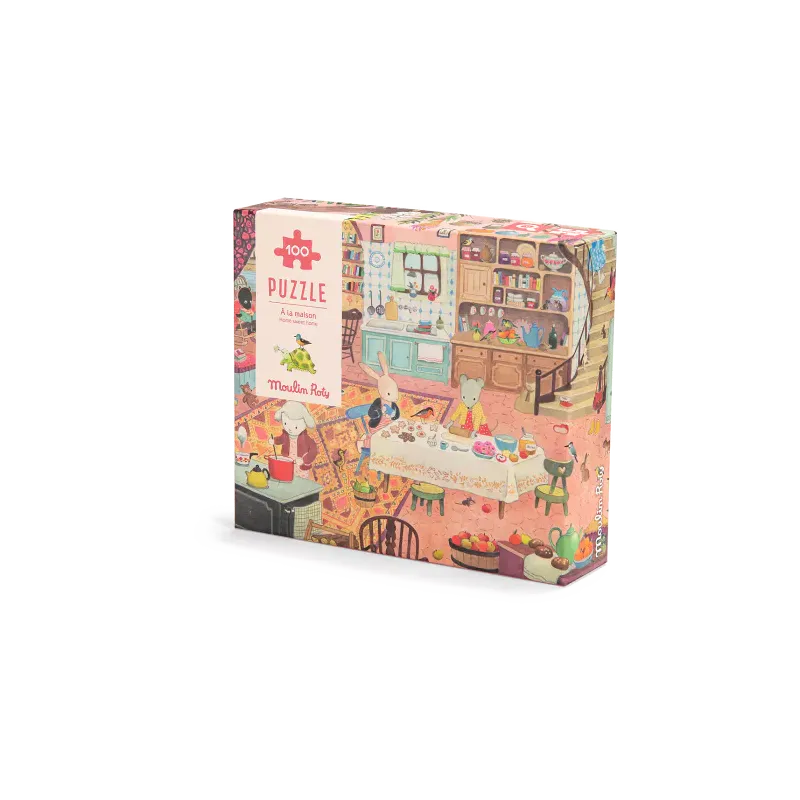 Puzzle La Grande famille- A la maison - 100 pièces