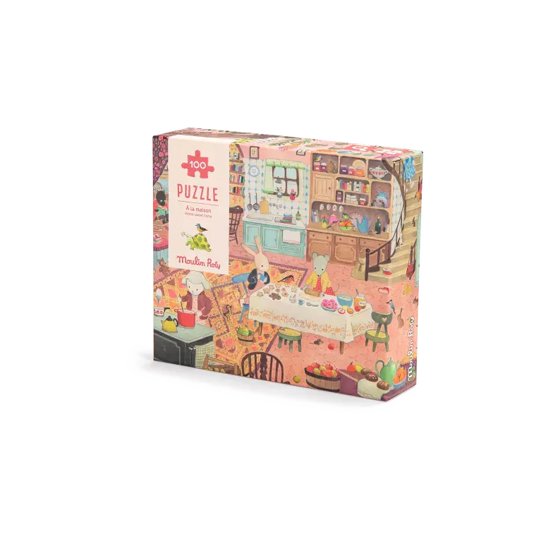 Puzzle La Grande famille- A la maison - 100 pièces