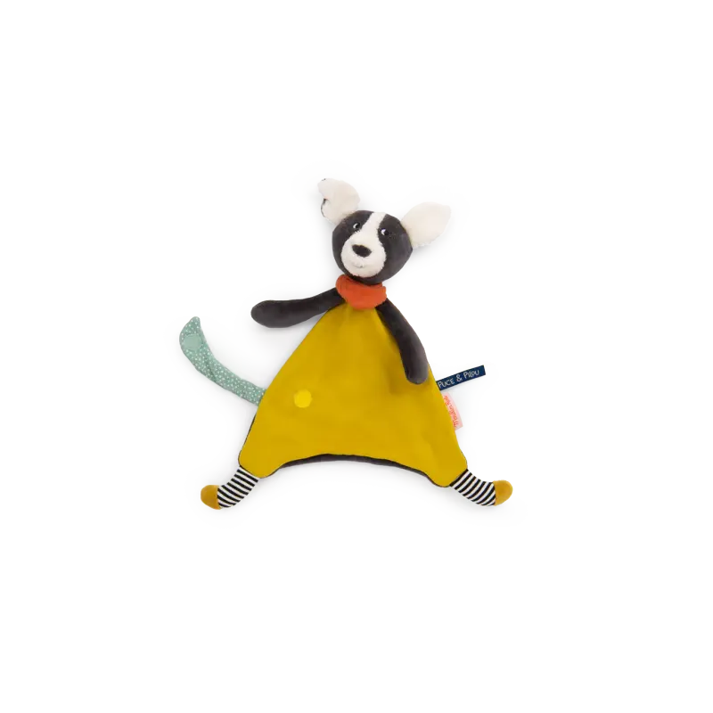Doudou Puce jaune - Puce et Pilou 