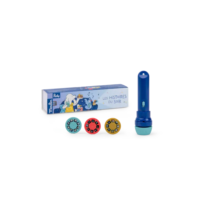 Lampe à histoires - Puce et Pilou