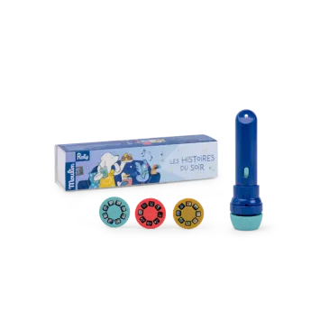 Lampe à histoires - Puce et Pilou