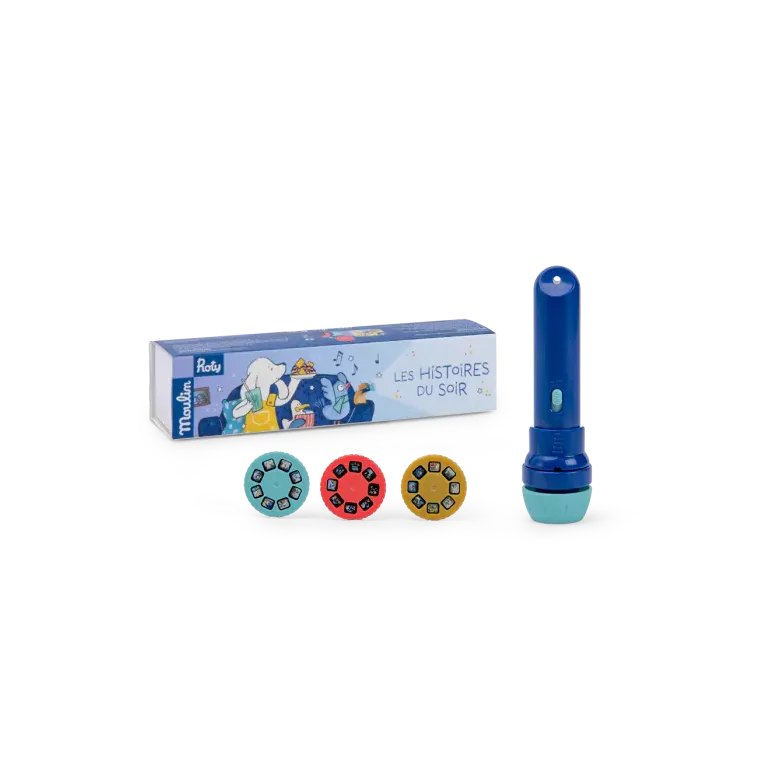 Lampe à histoires - Puce et Pilou