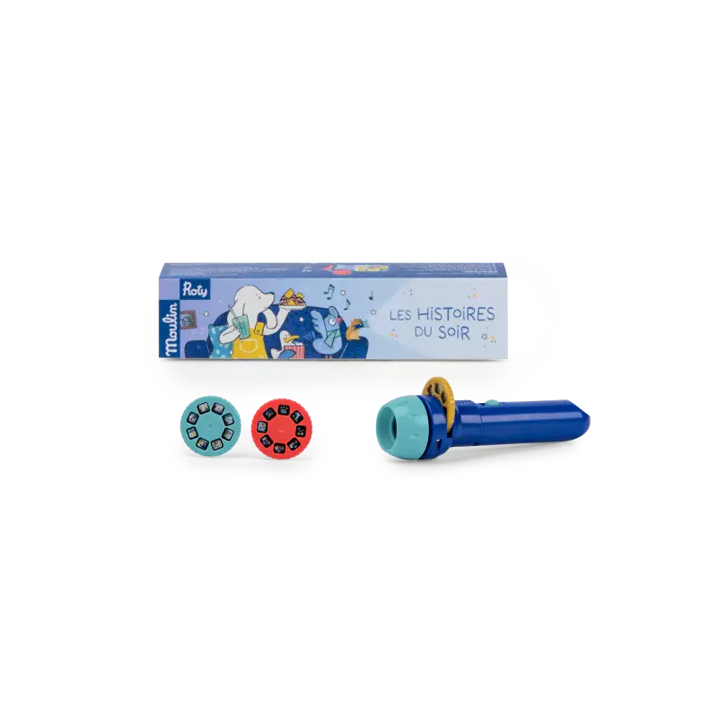 Lampe à histoires - Puce et Pilou