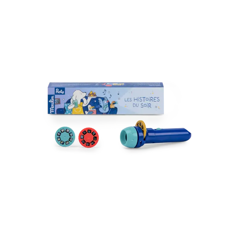 Lampe à histoires - Puce et Pilou