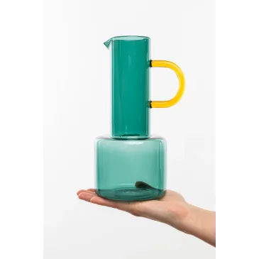 Vase en verre - Rainbow - Vert 