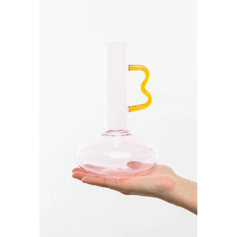 Vase en verre - Rainbow - Violet 