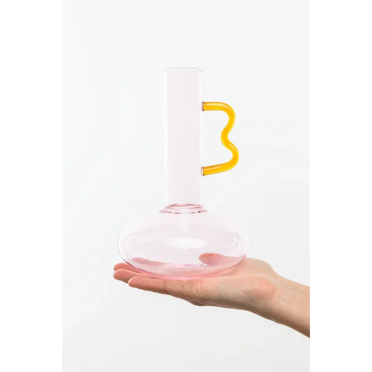 Vase en verre - Rainbow - Violet 