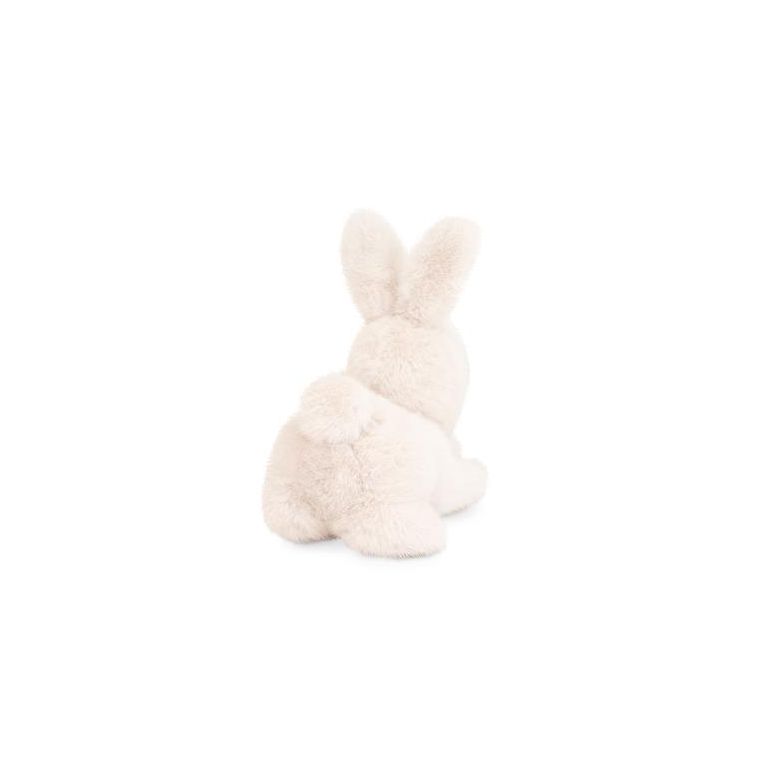Peluche lapin blanc - 20 cm 