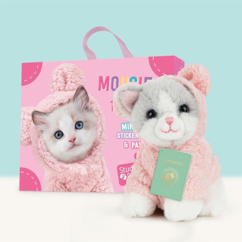 Mini peluche dans sa boîte studio pets - Kitten ragdoll 