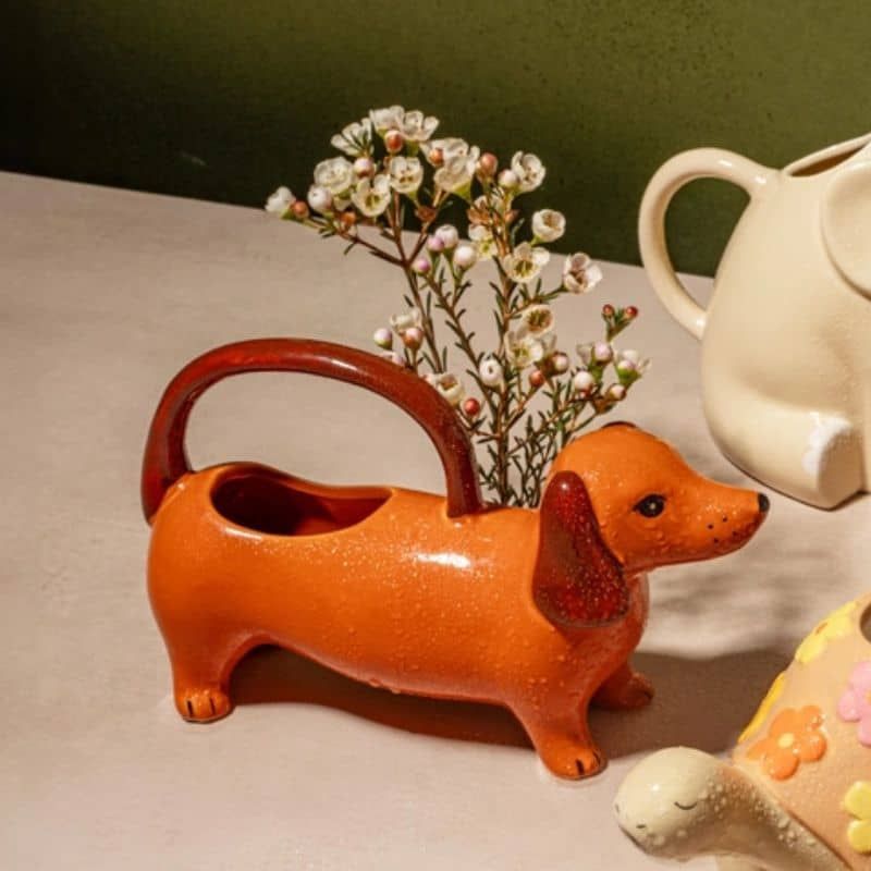 Arrosoir / jarre à eau chien saucisse