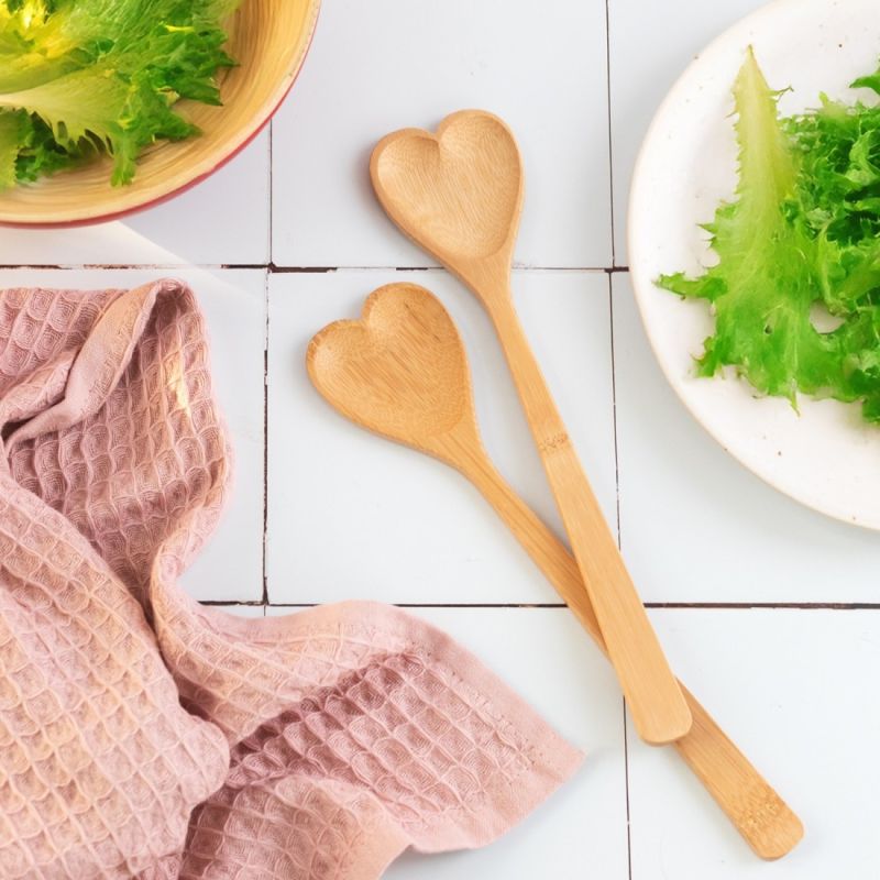 Cuillère bois coeur
