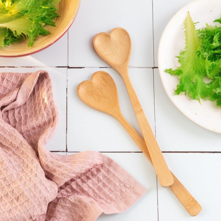 Cuillère bois coeur