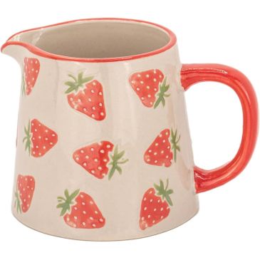 Petit pot à lait fraises