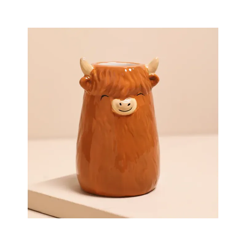 Petit vase - Vache des highlands