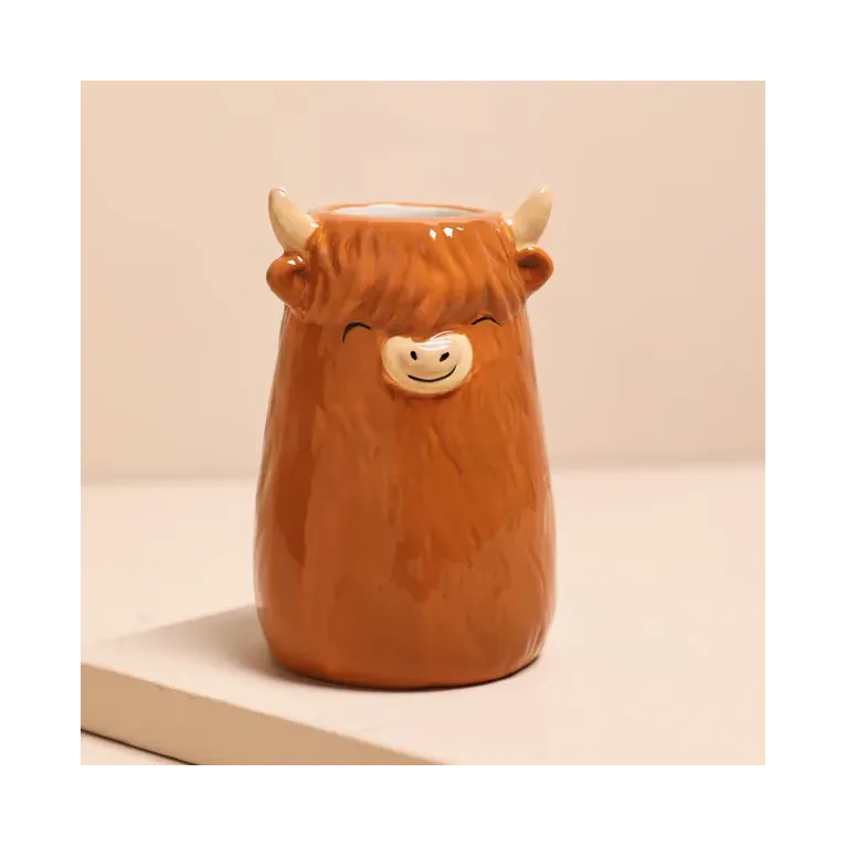 Petit vase - Vache des highlands