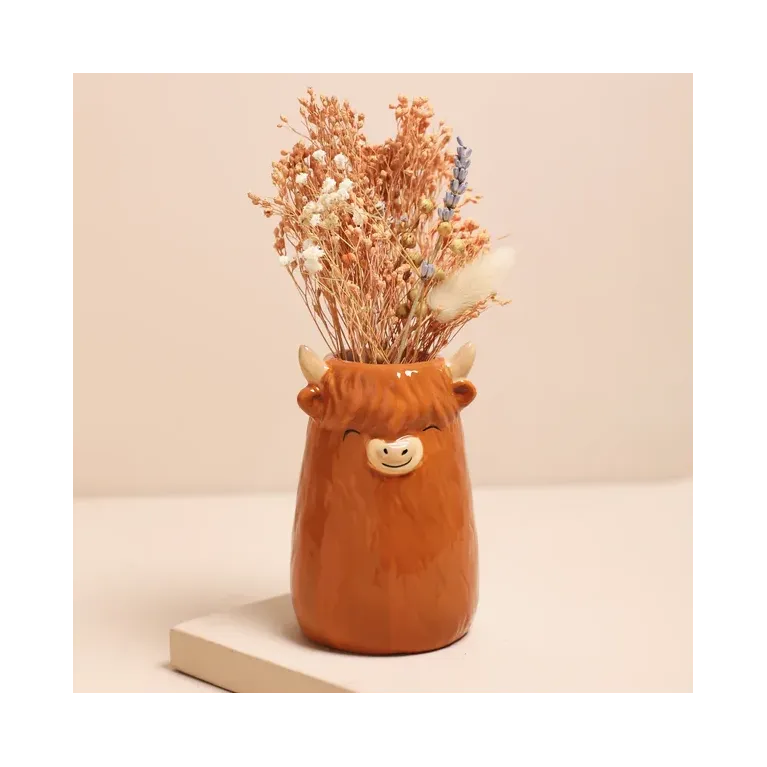Petit vase - Vache des highlands
