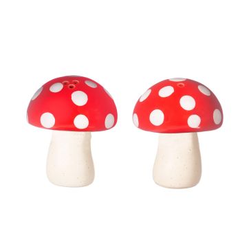 Salière et poivrière - Champignons