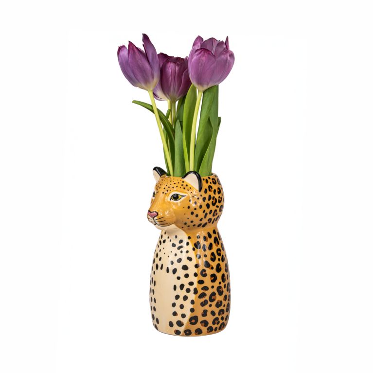 Vase leopard