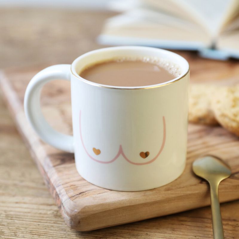 Mug girl power boobies