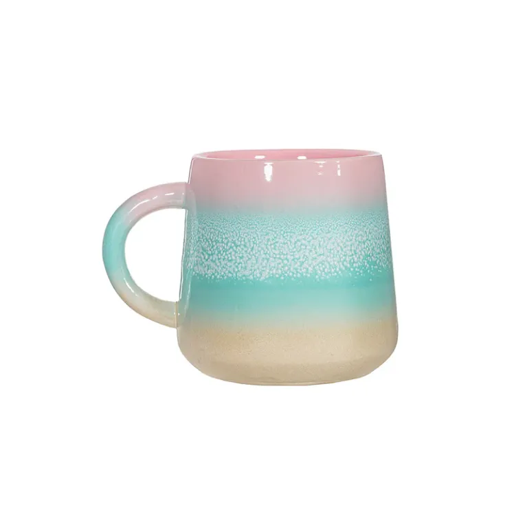 Mug pastel ombres rose/vert