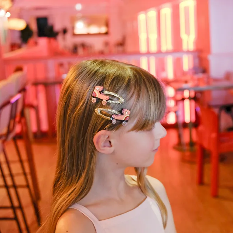 Lot de 2 barrettes - Roller disco