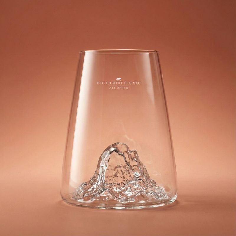 Verre long drink topographique - Pic du Midi