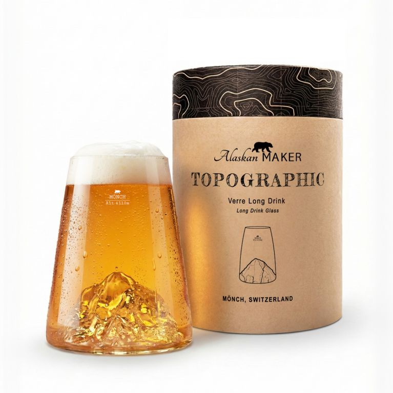 Verre long drink topographique - Mönch