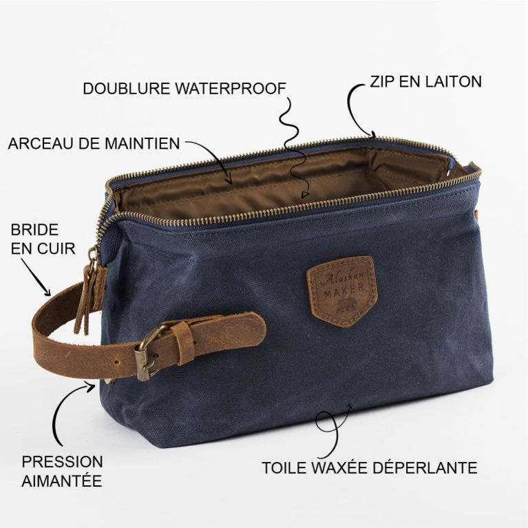 Trousse Voyage - Bleu Marine 
