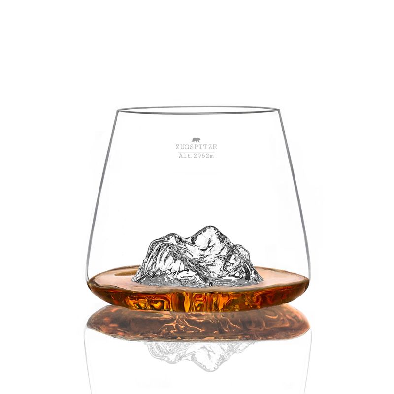 Set de 2 verres topographiques - Zugspitze et Watzmann