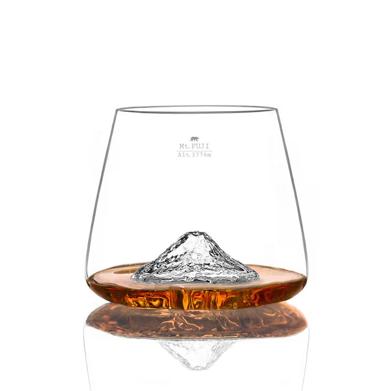 Set de 2 verres topographiques - Fuji et Denali 