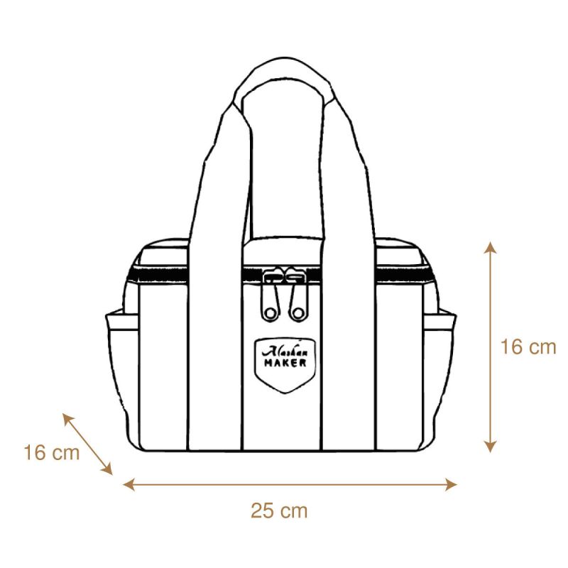 Sac isotherme repas nomade - Lunch box - Naturel