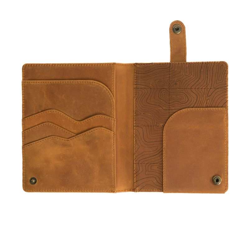 Protège passeport Alaskan Maker - Passenger - Wood marron