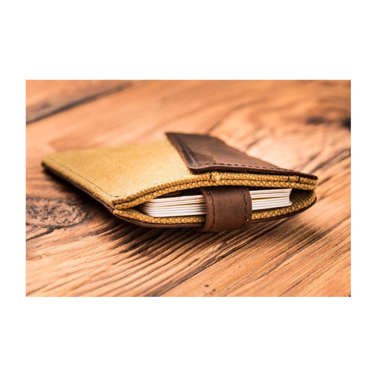 Porte-cartes Handy - Anti-RFID - Moutarde