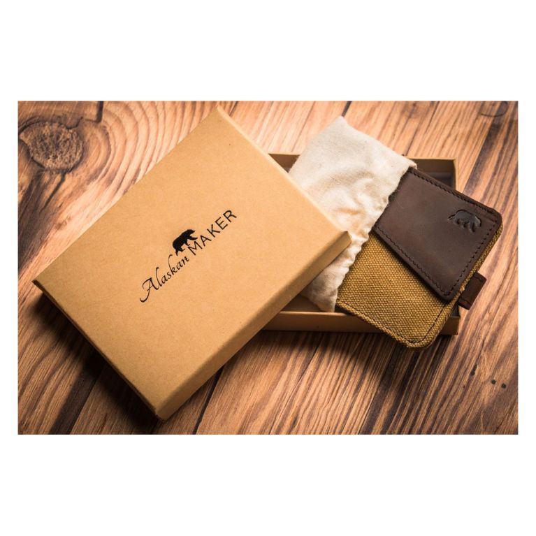 Porte-cartes Handy - Anti-RFID - Moutarde