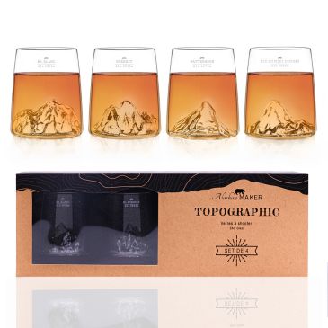 Coffret de 4 shooters topographiques - Montagnes
