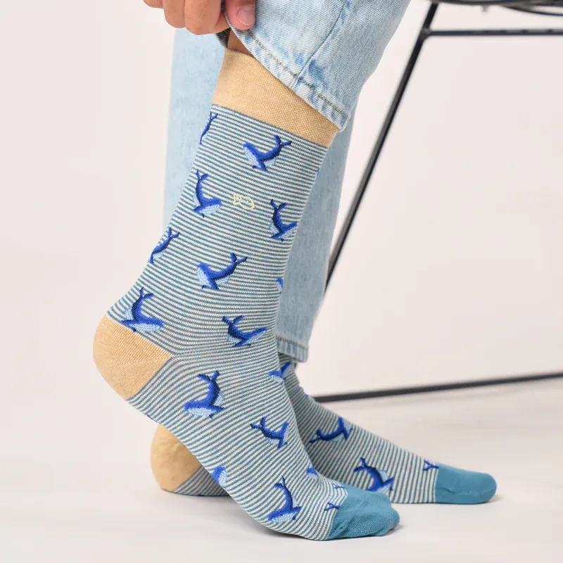 Paire de chaussettes - 41 46 - Baleines