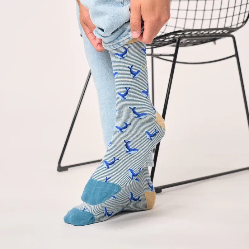 Paire de chaussettes - 41 46 - Baleines